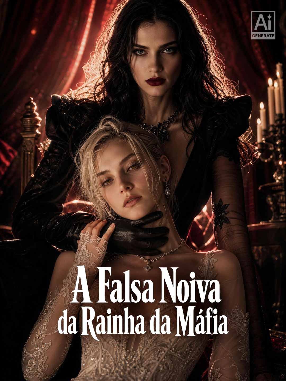 Capa da minissérie A Falsa Noiva da Rainha da Máfia