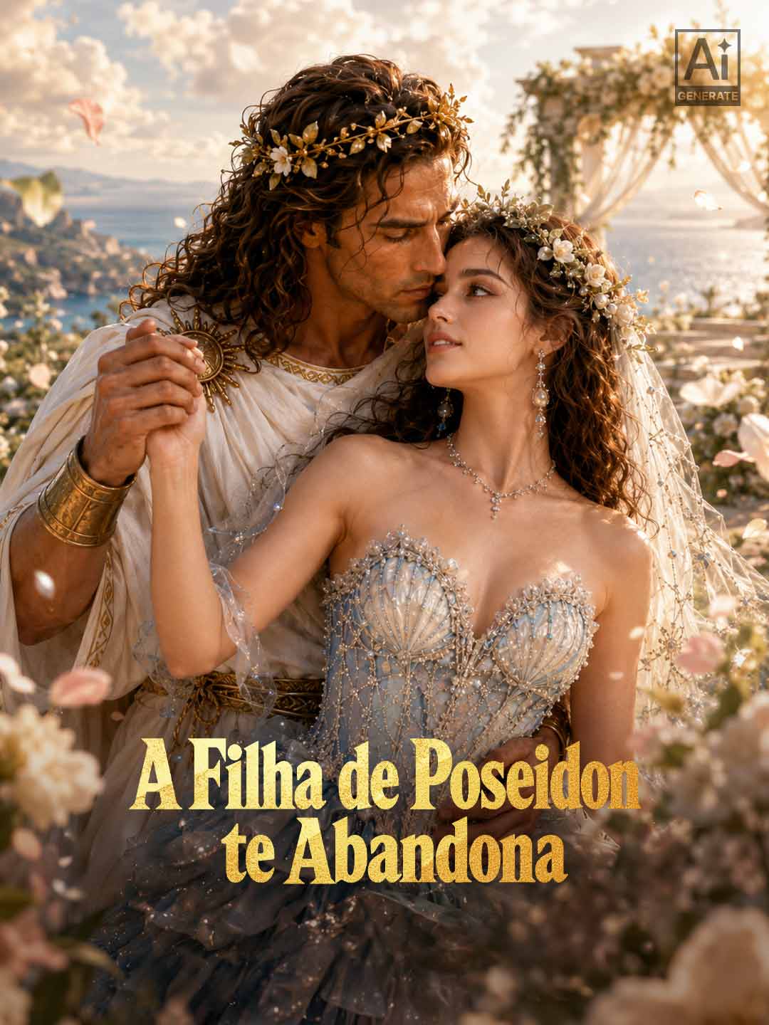Capa da minissérie A Filha de Poseidon te Abandona