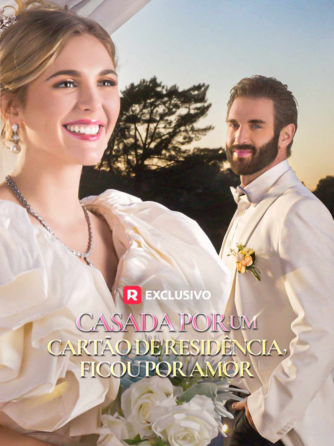 Capa da minissérie Casada por um cartão de residência, ficou por amor