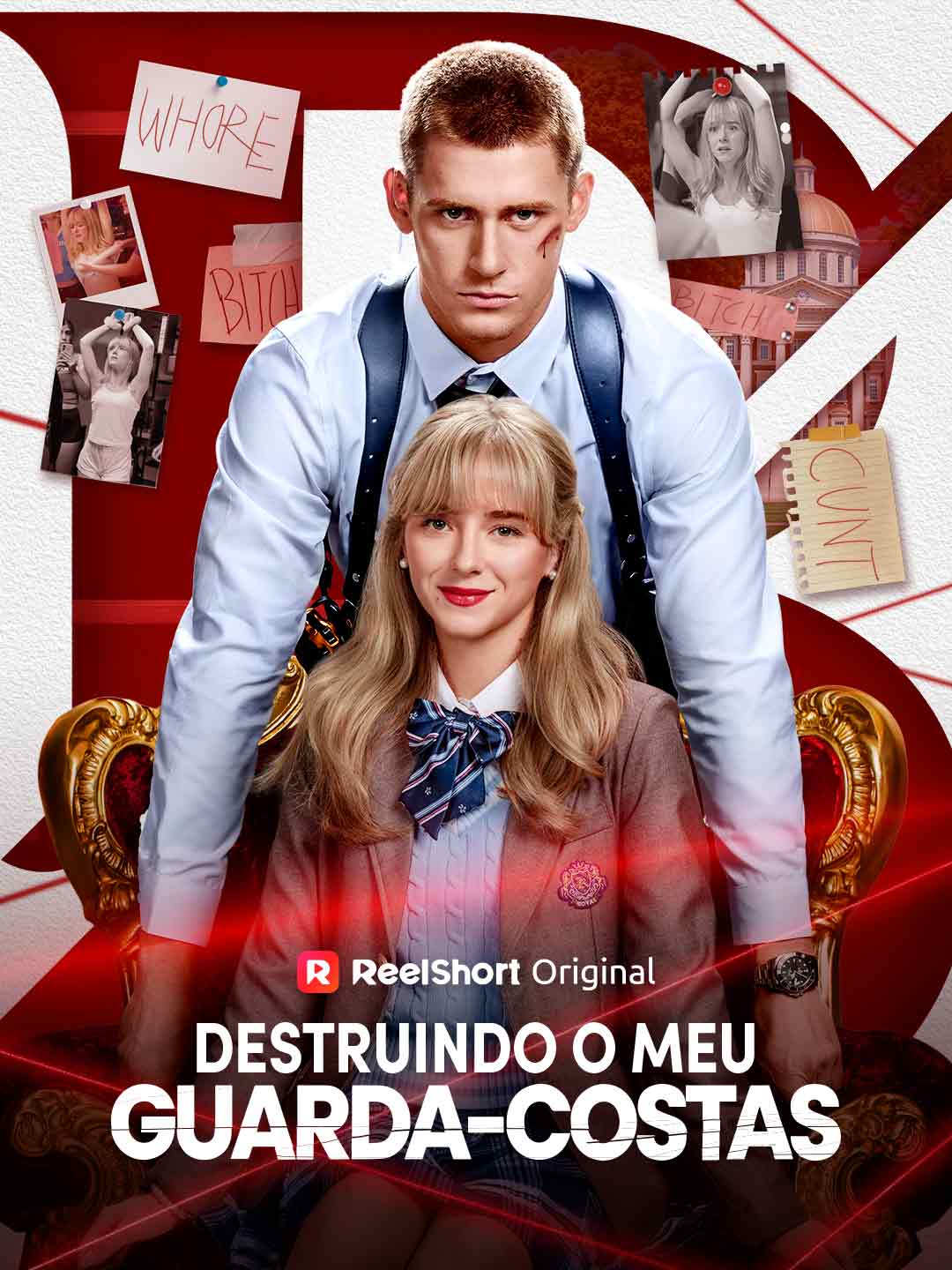 Capa da minissérie Destruindo o Meu Guarda-costas