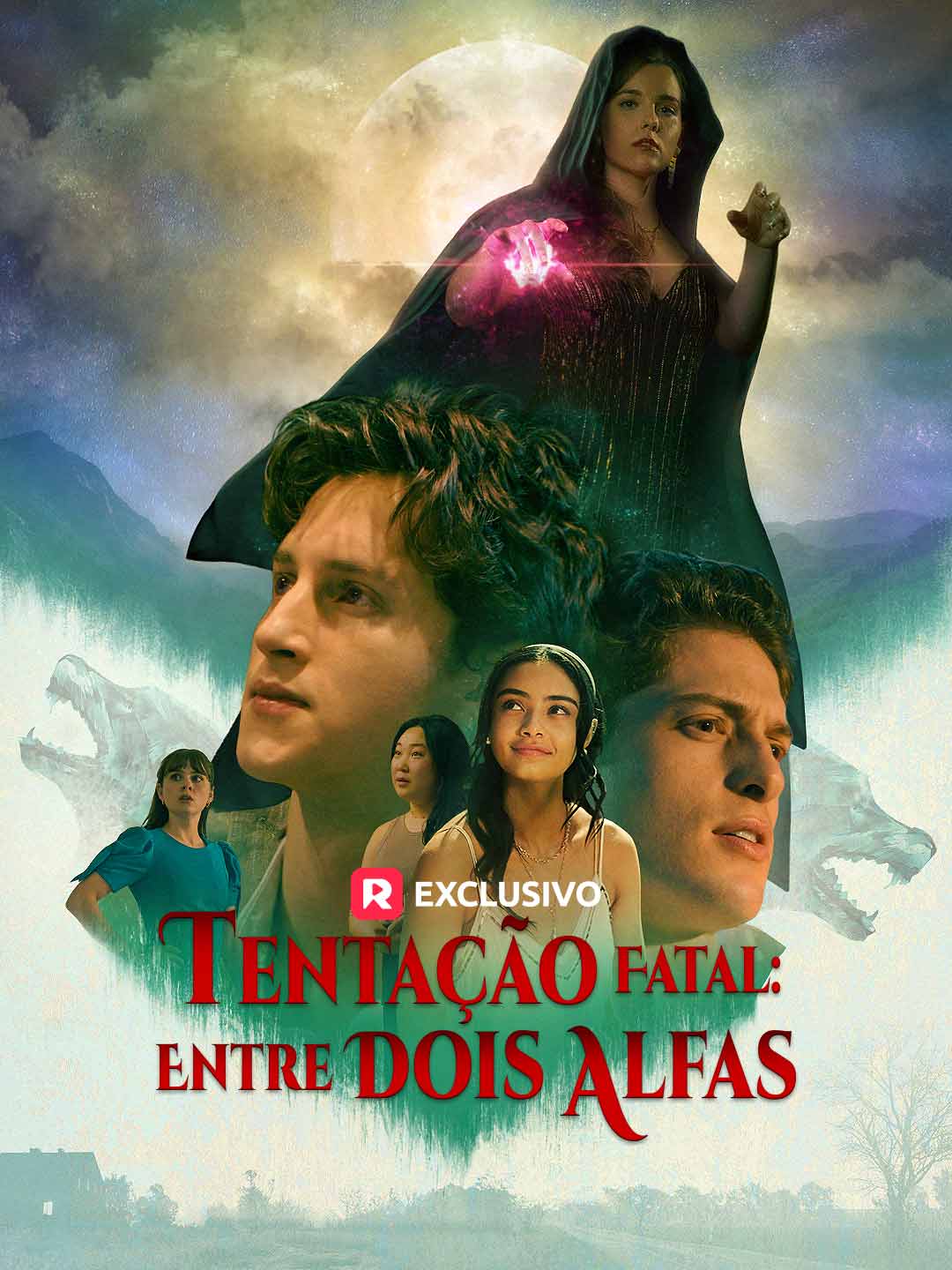 Capa da minissérie Tentação Fatal: Entre Dois Alfas