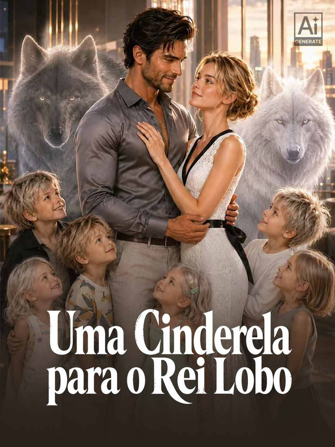 Capa da minissérie Uma Cinderela para o Rei Lobo